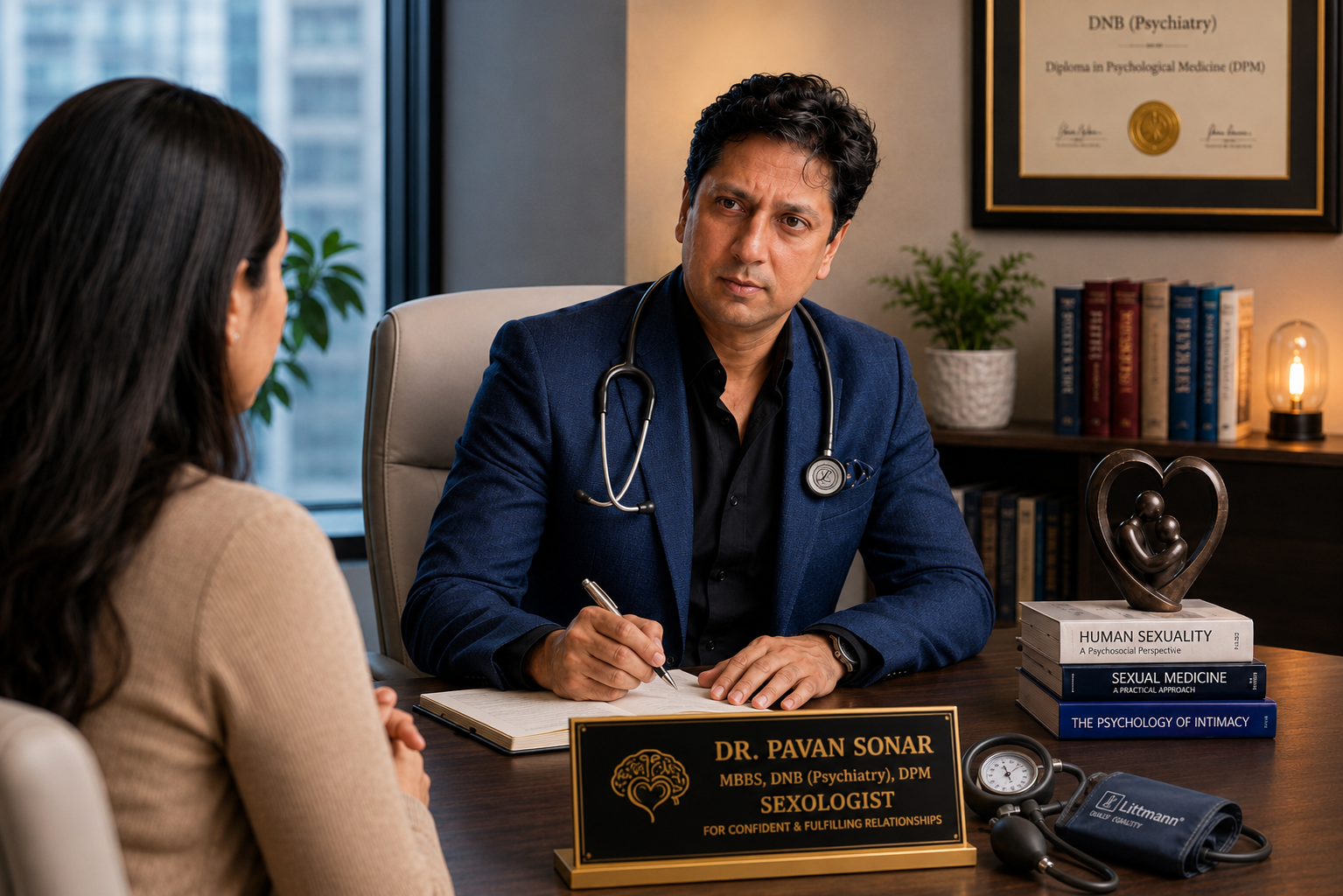 Expert Sexologist confidential treantment of male and female patients